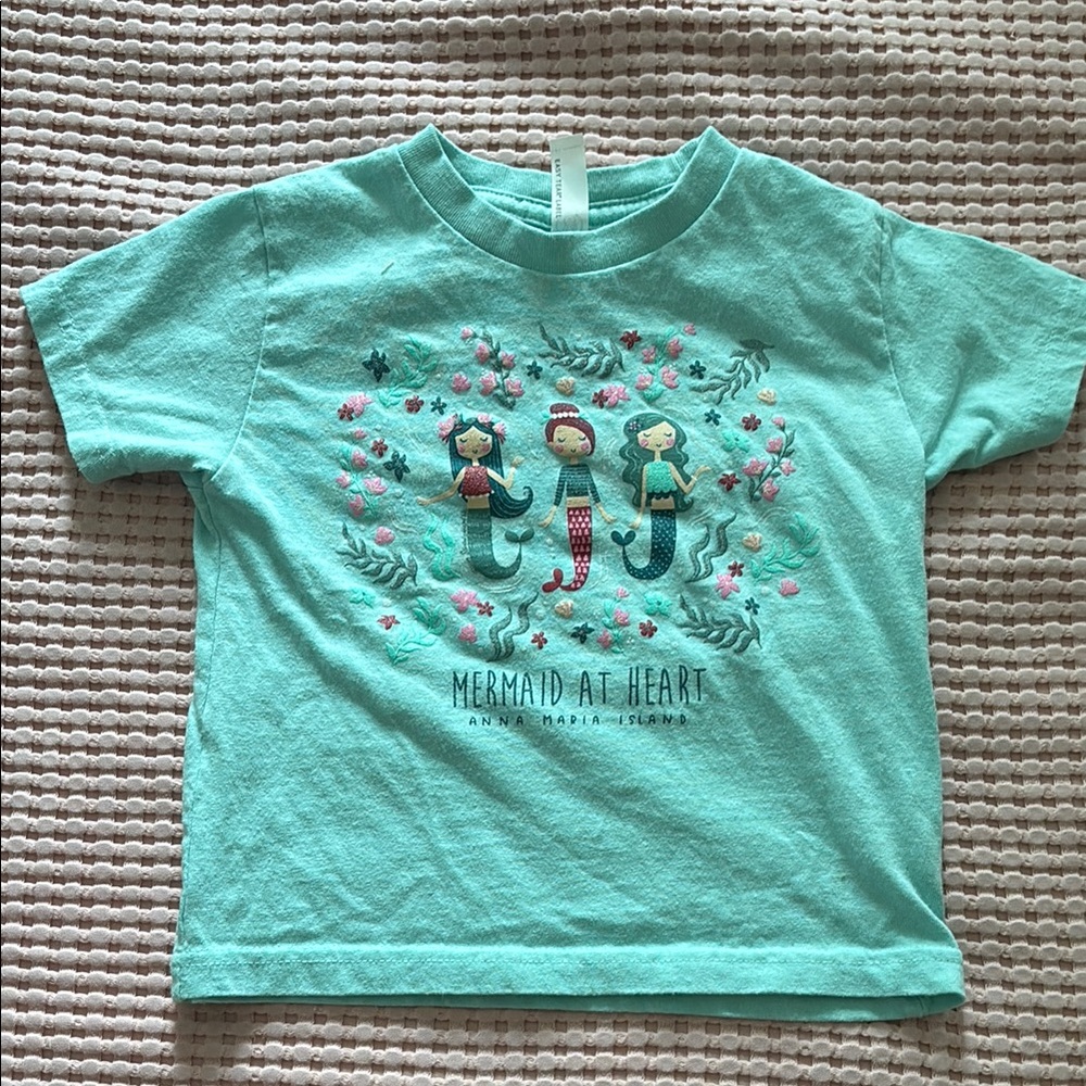 Mermaid at Heart Kids T-Shirt - Aqua